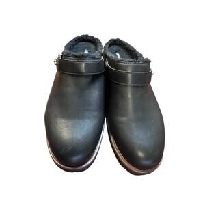 Kenzie  Women's Wrylie Black Lined Clogs Size 10